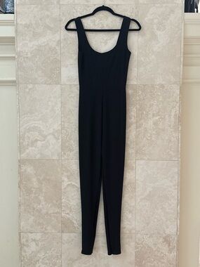 PrettyLittleThing Black Slinky Sleeveless Scoop Neck Jumpsuit UK 8 US 4 NWT